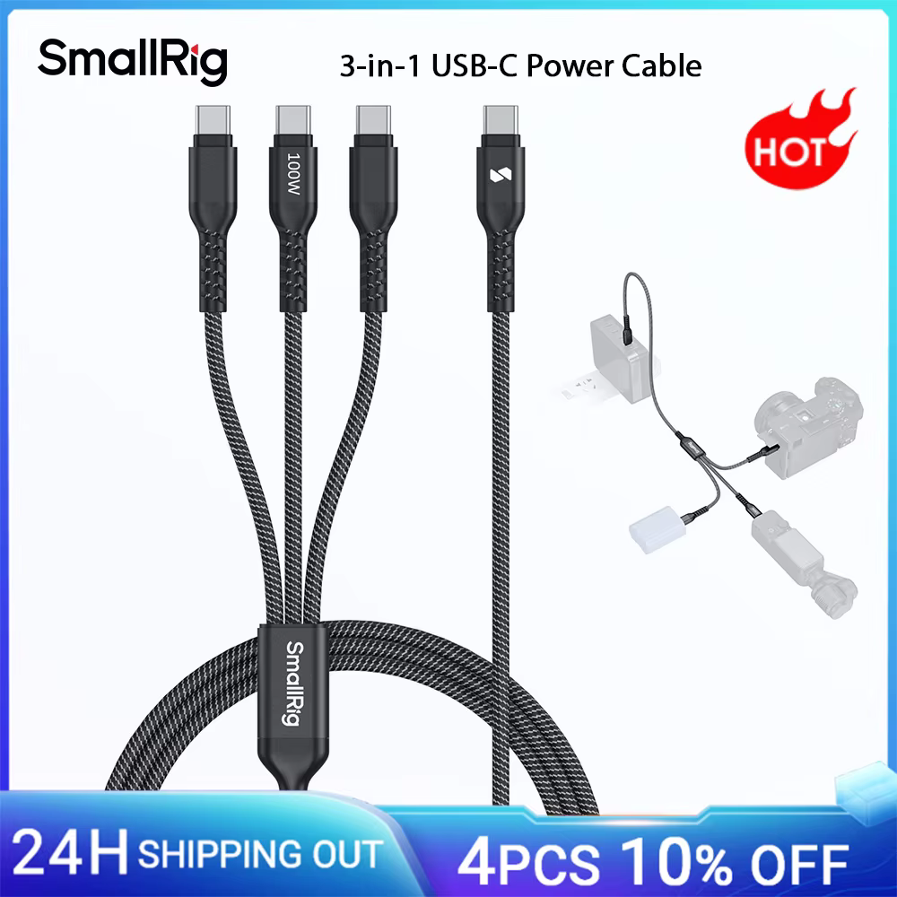 Intentional Living Shop 22 SmallRig 3-in-1 USB-C Fast Charging Cable