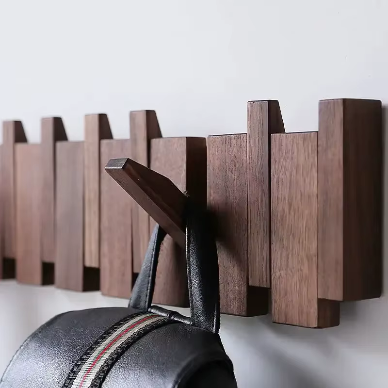 Intentional Living Shop 6 Black Walnut Coat Rack