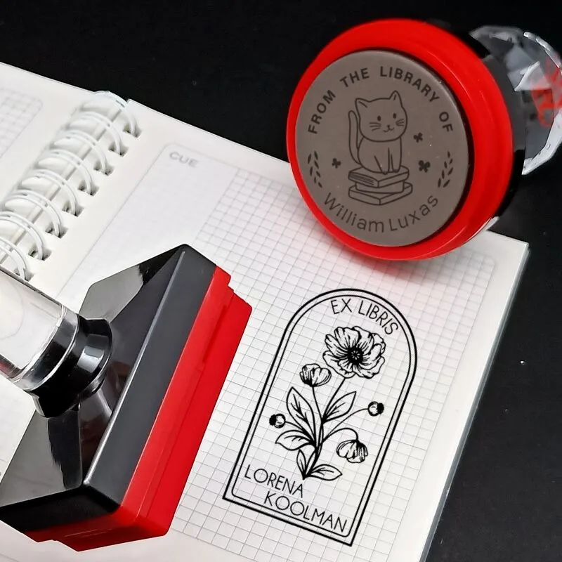 Intentional Living Shop 28 Custom Logo Self Inking Stamp