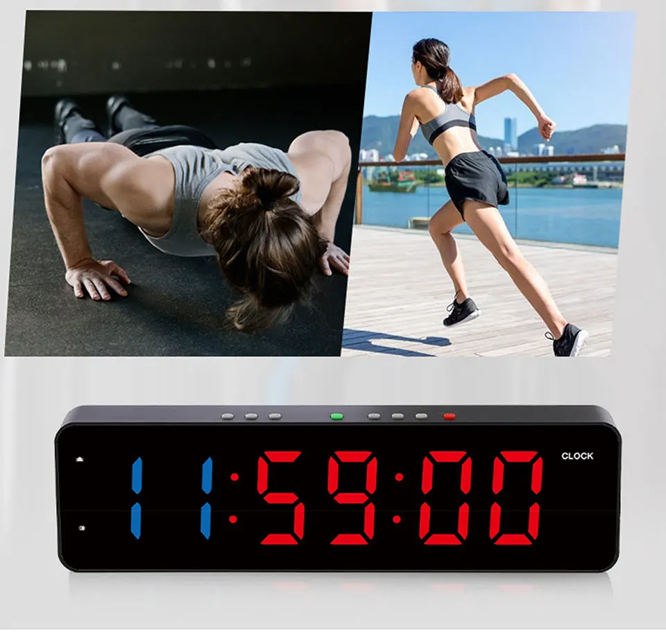 Intentional Living Shop 8 LED Gym Interval Timer