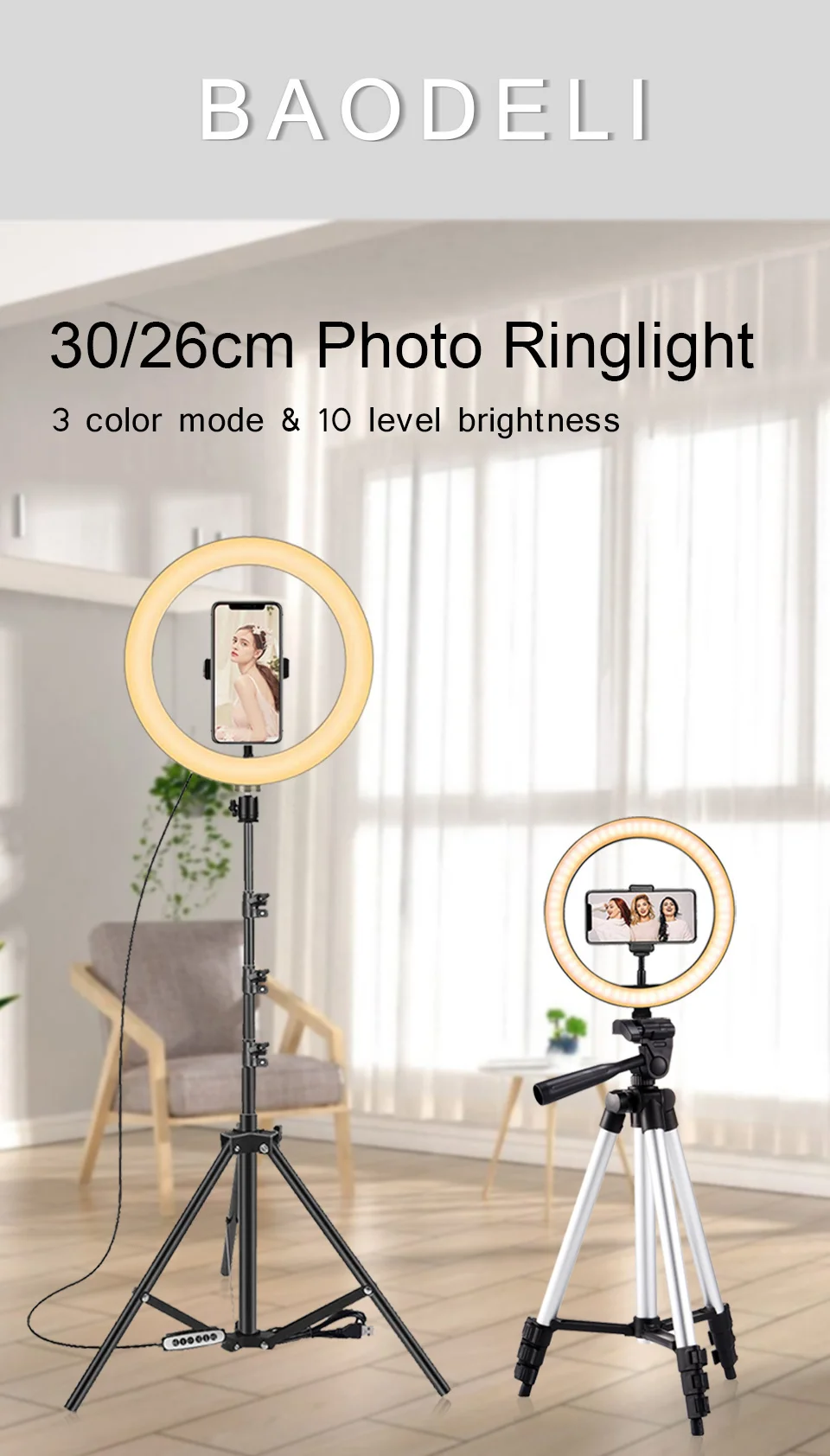 Intentional Living Shop 29 LED Selfie Ring Light with Stand