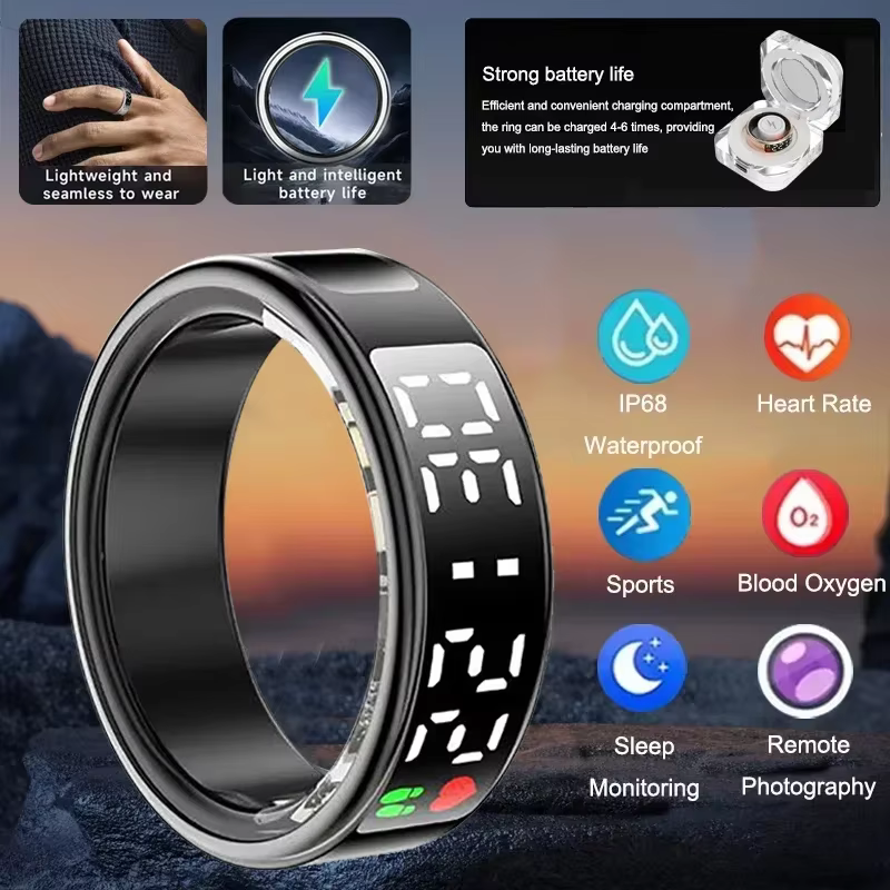 Intentional Living Shop 12 Smart Fitness Ring Monitor