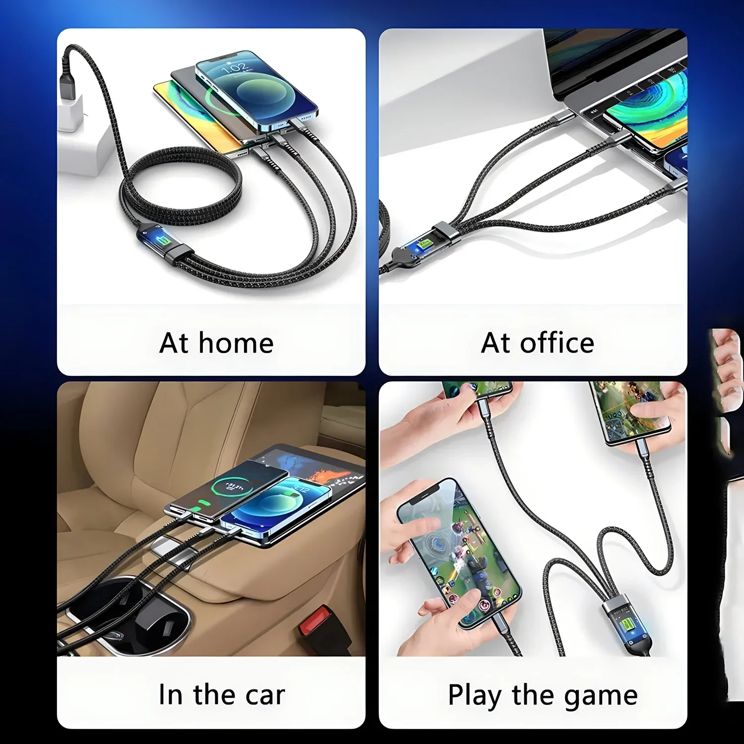 Intentional Living Shop 24 100W Transparent Fast Charging Cable