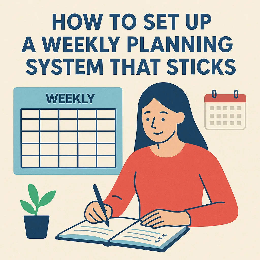 How to Set Up a Weekly Planning System That Sticks 3 A weekly planning system that sticks